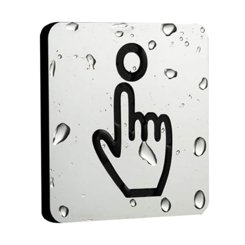 Bitte klingeln Sie Glockenschild selbstkleber Acryl -Türschild Haus Gartenwand Plaque Türklingel Bekanntmachung mit von Yililay