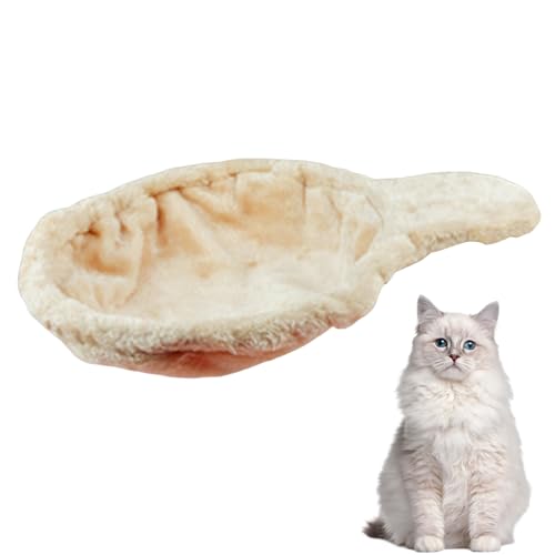 Yililay Katzenbaum-Hängematte Ersatz 17in Dia Löffel-Form Weiche Kratzfeste Waschanlage Easy Installe Beige von Yililay