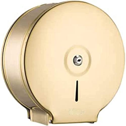 Kommerzieller Toilettenpapierspender Wand montiert Gold Polished Toilettenpapier Spender Rollboxhalter von Yililay