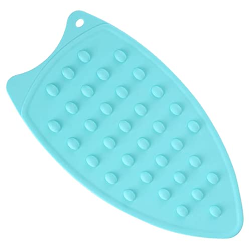 Silikon Eisen -Rastplatten -Bügelbrett heiße Matte Multipurpose Hitzebeständiges Plattenschale für trockene Dampfeisenhimmelblau -Bügelbrett heiße Matte von Yililay