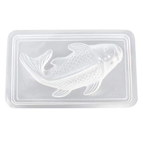 Yililay Fisch Silikonform 3D Fisch Süßigkeiten Fondant Schimmel Fischgeformte Schokoladenbackformwerkzeug Jelly Pudding Form von Yililay