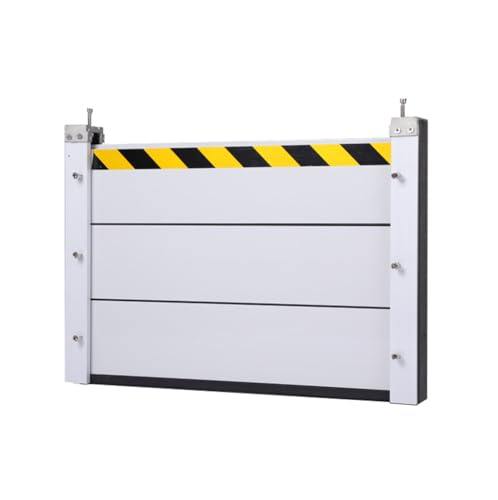 Mobile Hochwasserschutz Barriere Tür,Aluminiumlegierung Hochwasserschutz Barriere auf Türen,Hochwasserschutz Wasserabweiser für Garage/Basement/Haustür/Auffahrt (130×40CM) von YilwnnCse