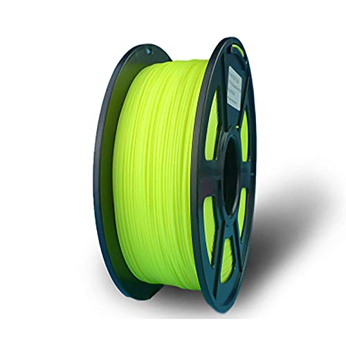 1,75 Mm Fluoreszierendes Gelbes PLA-Filament 3D-Druckerfilament 1 Kg Spule (2,2 Lbs) - Maßgenauigkeit +/- 0,03 Mm von Yimihua