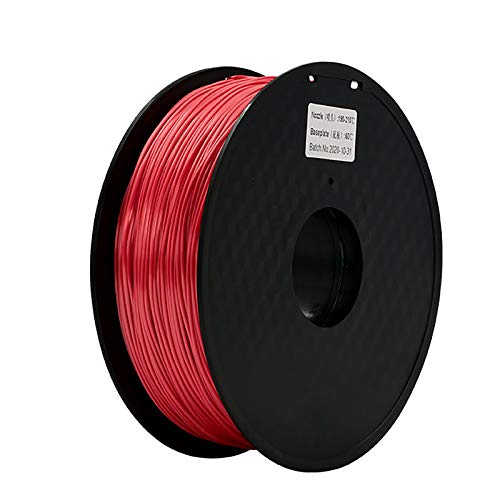 3D-Druckerfilament 1,75 Mm PLA-Filament, Geeignet Für 3D-Drucker 3D-Stift, 1 Kg Druckmaterialspule, Toleranzgenauigkeit +/- 0,02 Mm, Rotes PLA von Yimihua