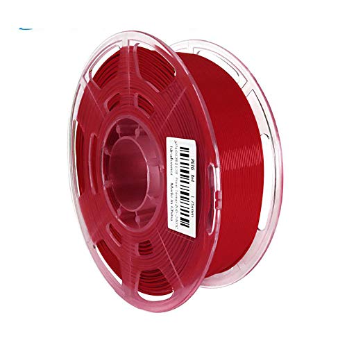 3D-Druckerfilament PLA 1,75 Mm Geruchsarm Maßgenauigkeit +/- 0,02 Mm 3D-Druckfilament 2,2 Pfund (1 Kg) Spule 3D-Druckermaterial PLA-leitfähiges Filament Mehrfarbig Optional(Color:rot) von Yimihua
