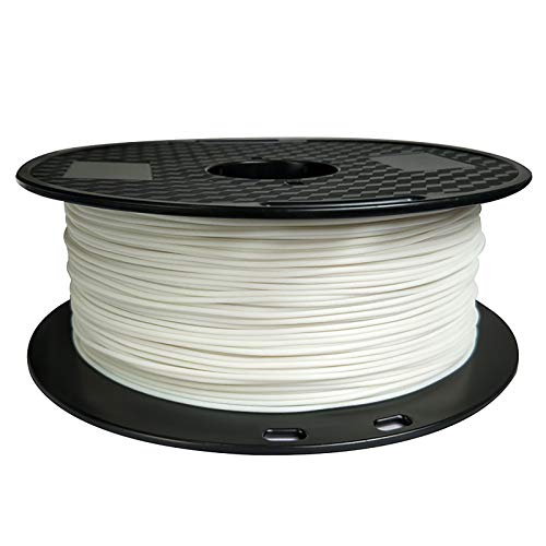 3D-Druckfilament, PBT 1,75 mm leitfähiges Filament, 1 kg Spule, für 3D-Drucker, weiß von Yimihua