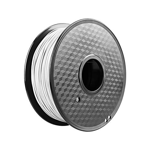 3D-Druckfilament, PC-Legierungsdruckfilament 1,75 mm, PC-leitfähiges Filament 1 kg, weiß und blau(Color:Weiß) von Yimihua