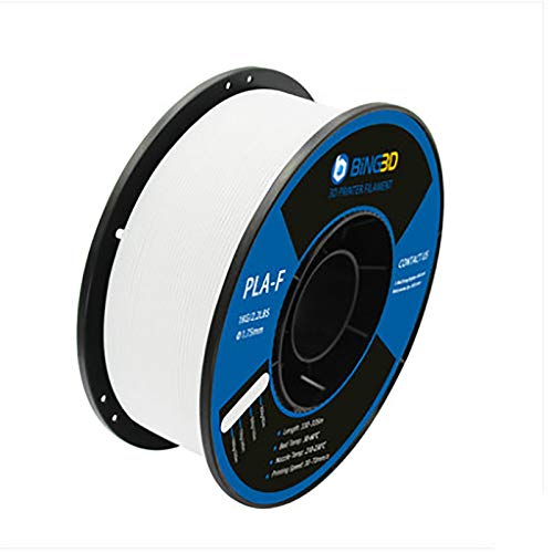 3D-Druckfilament, PLA-Filament 1,75 mm, 1 kg leitfähiges Filament (Farbe: weiß) von Yimihua