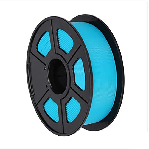 3D-Druckfilament PLA + 1,75 Mm Druckmaterial 1 Kg Spule Hochfestes Filament Für 3D-Drucker Blau Und Rot Optional(Color:Blau) von Yimihua