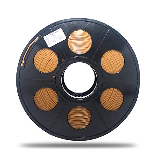 3D-Druckfilament PLA 1,75 Mm Druckermaterial 1 Kg Spulensilber(Color:Braun) von Yimihua