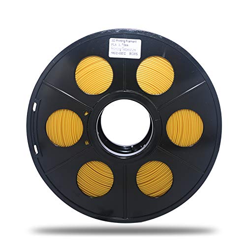 3D-Druckfilament PLA 1,75 Mm Druckermaterial 1 Kg Spulensilber(Color:Gelbes Gold) von Yimihua