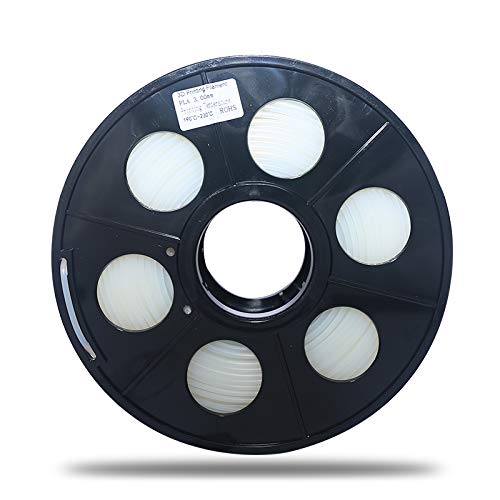 3D-Druckfilament PLA 1,75 Mm Druckermaterial 1 Kg Spulensilber(Color:Transparente Farbe) von Yimihua