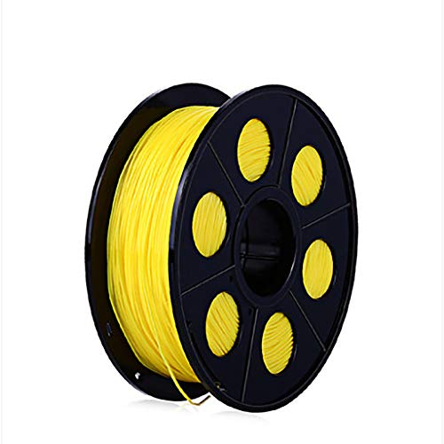 ABS-Filament 1,75 mm 1 kg, ABS-3D-Druckerfilament, geeignet für 3D-Drucker und 3D-Druckstift (Farbe: Rot)(Color:Gelb) von Yimihua