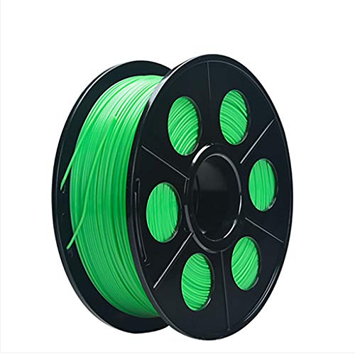 ABS-Filament 1,75 mm 1 kg, ABS-3D-Druckerfilament, geeignet für 3D-Drucker und 3D-Druckstift (Farbe: Rot)(Color:Grün) von Yimihua