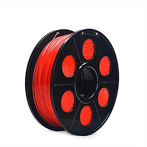 ABS-Filament 1,75 mm 1 kg, ABS-3D-Druckerfilament, geeignet für 3D-Drucker und 3D-Druckstift (Farbe: Rot)(Color:rot) von Yimihua