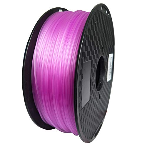 Filament ABS 1,75 Mm ABS Transparent Lila 3D-Drucker Filament 1 Kg Transparent Lila Filament Präzisionsspule Für 3D-Druckstift von Yimihua