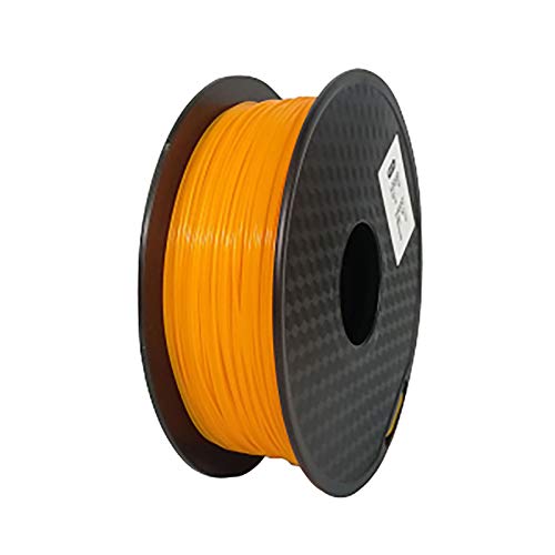 Flexibles TPU-Filament 1,75 Mm 3D-Druckerfilament 1 Kg Spule (2,2 Lb) Maßgenauigkeit +/- 0,03 Mm, Druckmaterial TPU (rot) Kompatibel Mit Den Meisten 3D-Druckern(Color:Orange) von Yimihua