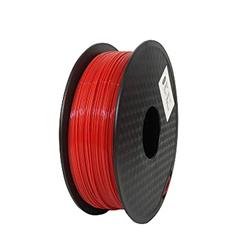 Flexibles TPU-Filament 1,75 Mm 3D-Druckerfilament 1 Kg Spule (2,2 Lb) Maßgenauigkeit +/- 0,03 Mm, Druckmaterial TPU (rot) Kompatibel Mit Den Meisten 3D-Druckern(Color:rot) von Yimihua