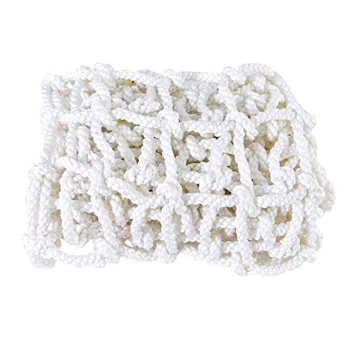Kinderschutznetz Weiß Sicherheitsnetz Für Kinder Kletternetz, Fallschutznetz Innendekoration Netz Fotowanddekoration Balkon Treppe Bruchsicheres Netz Gewebtes Seil Netz Weiß(Size:1*3m(3*10ft)) von Yimihua