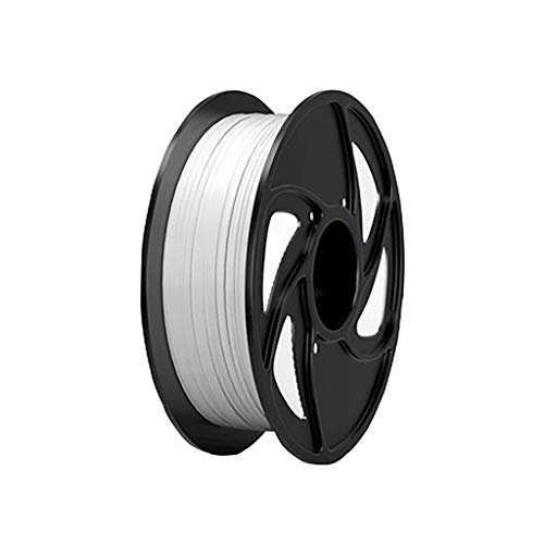 Maßgenauigkeit des PLA 3D-Druckfilaments +/- 0,03 Mm 1 Kg Spule 1,75 Mm Weiß(Color:Weiß) von Yimihua