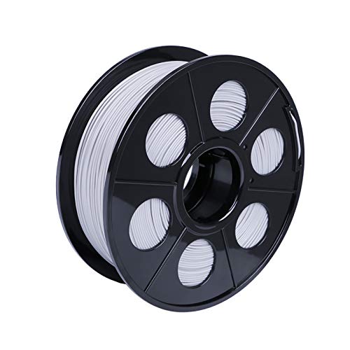 PC-Polycarbonat-FDM-Filament 1,75 Mm 3D-Druckerfilament 0,5 Kg Spule 3D-Druckmaterial 0,5 Kg Für 3D-Drucker In Schwarzweiß(Color:Weiß) von Yimihua