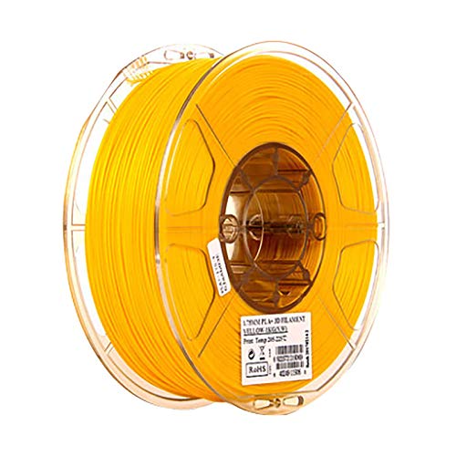 PLA + Filament 1,75 Mm 3D-Druckerfilament 1 Kg Spulenfilament Leitfähiges Filament 1,75 Mm/Genauigkeit +/- 0,02 Mm Für 3D-Drucker Und 3D-Druckstift(Color:Gelb) von Yimihua