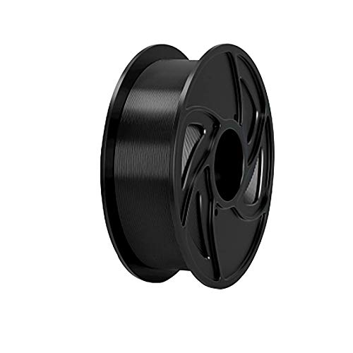 PLA + Filament 1,75 Mm PLA Hochfestes 3D-Druckfilament 1 Kg Spule PLA-Druckmaterial Für 3D-Drucker Schwarze Und Blaue PLA(Color:Schwarz) von Yimihua