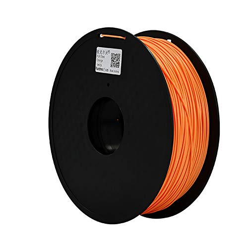 PLA-Filament 1,75 Mm 1 Kg Spulendruckmaterial Für 3D-Drucker, Vakuumverpackung, Orange PLA von Yimihua
