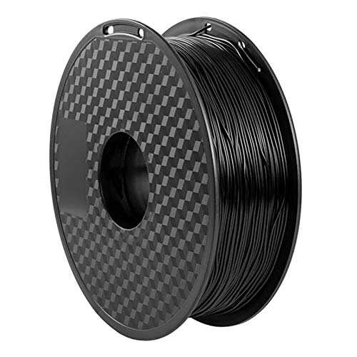 PLA-Filament 1,75 Mm 3D-Druckfilament Schwarz 1 Kg Genauigkeit Der 3D-Druckfilamentgröße +/- 0,02 Mm, Verwendet Für 3D-Drucker Und 3D-Stift (Farbe: Schwarz 1 Kg) von Yimihua