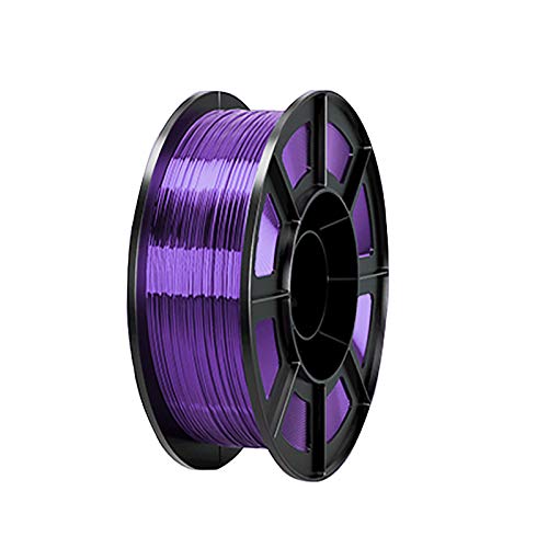 PLA Silk Filament 1,75 Mm 3D-Drucker Filament PLA Silk Faux Metallic FDM-Druckmaterial 1 Kg Spule PLA Rainbow Filament Für 3D-Drucker Und 3D-Druckstifte(Color:Seidenpurpur) von Yimihua