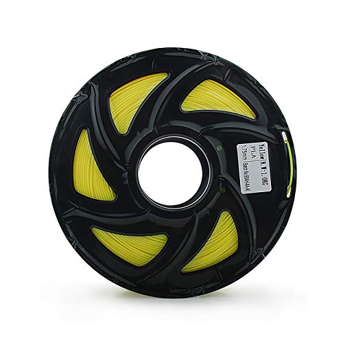 Seiden-PLA-Filament, 1,75 Mm PLA-Seidenfilament, Seiden-PLA, 3D-Druckfilament Für 3D-Drucker Und 3D-Stift, 1 Kg 1-Achsen-Druckmaterial(Color:Gelb) von Yimihua