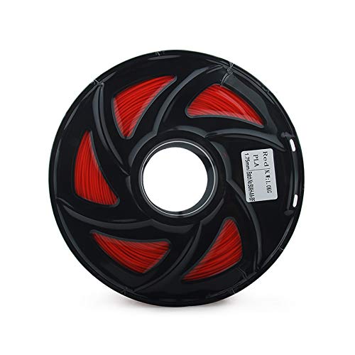 Seiden-PLA-Filament, 1,75 Mm PLA-Seidenfilament, Seiden-PLA, 3D-Druckfilament Für 3D-Drucker Und 3D-Stift, 1 Kg 1-Achsen-Druckmaterial(Color:rot) von Yimihua