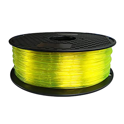 Transparentes Gelbes Flexibles TPU-3D-Druckfilament 1,75 Mm, TPU-Filament 2,2 Lbs (1 Kg), Maßgenauigkeit +/- 0,03 Mm von Yimihua