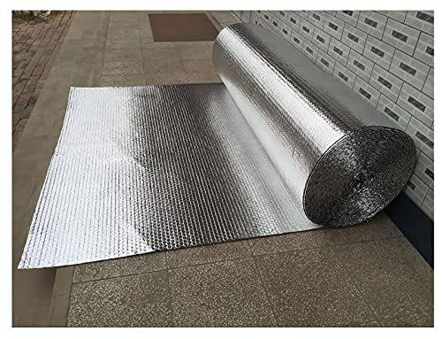 Yimihua Aluminium Dampfsperrfolie Dampfsperre Dach Innen Dampfsperre zur Dämmung Dachisolierung (Size:1x4m/3.2x13.1ft) von Yimihua