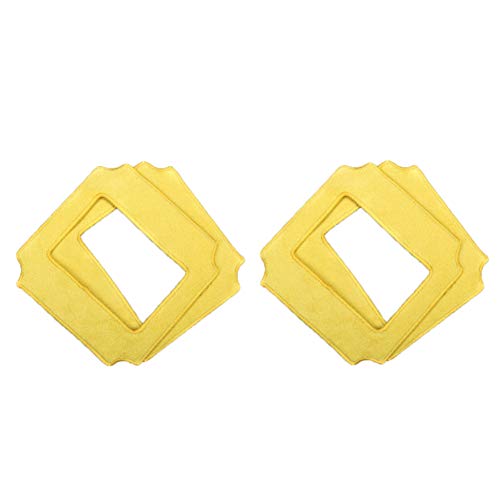 Yinchus 4 Teilige Mops für Roboter Fenster Putzer für Win660 / RL880 / RL1188 Glas Reiniger, 4 Teilige Gelbe Mops von Yinchus