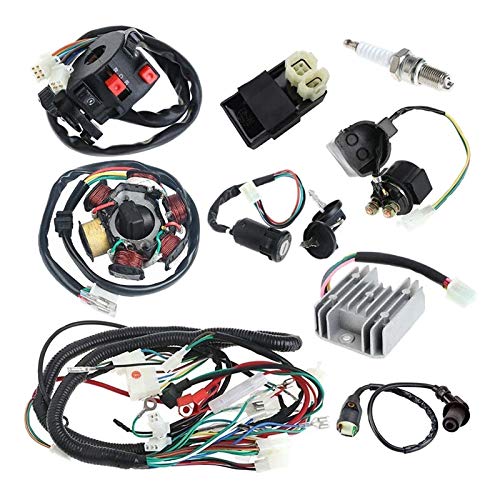 Yinchus Full Electrics Kabelbaum Loom CDI Spule für GY6 150CC ATV Quad Go Kart von Yinchus