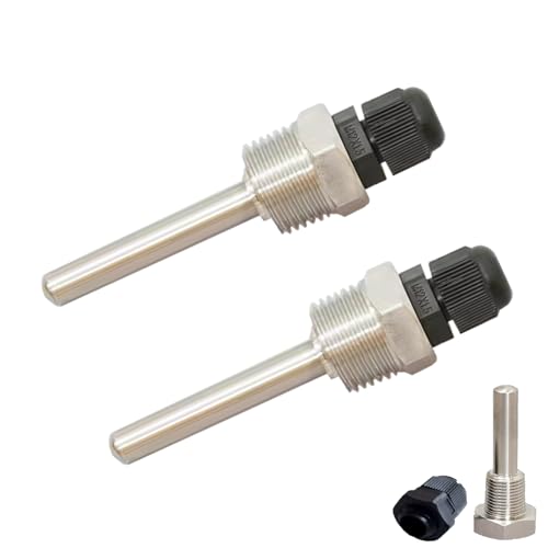 2 Stück 50mm Tauchhülse 1/2 Zoll,Multifunktional 8 x 50mm Tauchhülse,Edelstahl Material,Geeignet Für Temperaturfühler Thermoelementhülsen Tauchschutzrohre,Blindschlauch Für Solarenergie,Wasserspeicher 2 Stück 50mm Tauchhülse 1/2 Zoll,Multifunktional 8 x 50mm Tauchhülse,Edelstahl Material,Geeignet Für Temperaturfühler Thermoelementhülsen Tauchschutzrohre,Blindschlauch Für Solarenergie,Wasserspeicher von YingMengZhiGe