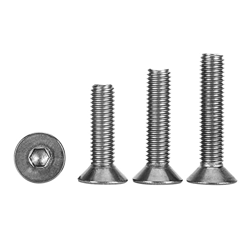 10 Stück TA2 Titan Senkkopfschrauben mit Innensechskant, für mechanische Befestigung von Elektrozubehör. M8 x 25 mm von YingShi Art