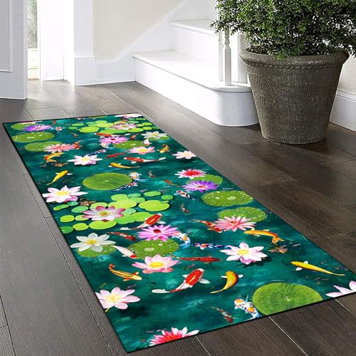 Yinghesheng 3D Läufer,Küchenteppich Läufer Teppich Lang Flur rutschfest Teppichmatten Küchenläufer 110x280cm Bunter Korridor Teppichläufer Blumenmuster Waschbar Meterware Flurläufer Anpassbar Yinghesheng 3D Läufer,Küchenteppich Läufer Teppich Lang Flur rutschfest Teppichmatten Küchenläufer 110x280cm Bunter Korridor Teppichläufer Blumenmuster Waschbar Meterware Flurläufer Anpassbar von Yinghesheng
