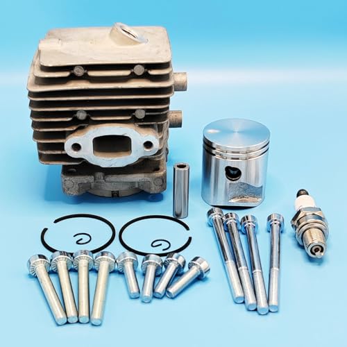 Yingspart Zylinderkolben-Set für Stihl BG56 BG56C BG86 BG86C BR200 SH56 SH56C SH86 SH86C SR200 ersetzt 4241 020 1203, 4241 020 1204 mit Schrauben Yingspart Zylinderkolben-Set für Stihl BG56 BG56C BG86 BG86C BR200 SH56 SH56C SH86 SH86C SR200 ersetzt 4241 020 1203, 4241 020 1204 mit Schrauben von Yingspart