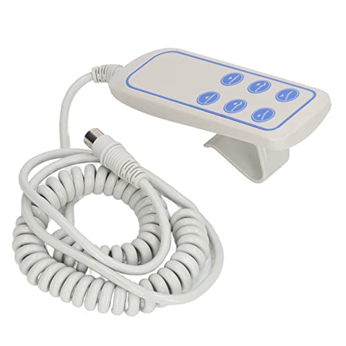 Hebebett-Controller, IP66 Wasserdichte Fernbedienung aus PVC-Material Zum Heben von Betten, Liegestühlen und Hebestühlen, mit Hakendesign auf der Rückseite von Yinhing