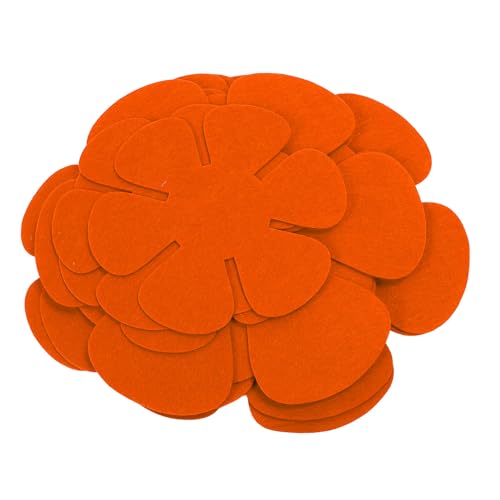 Yinhing 12pcs Filz Stapeling Pan Pot Protectors Küchenkochgeschirrteiler Separatoren Set Set (ORANGE) von Yinhing