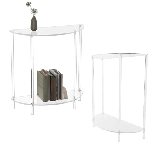 Yinhing 2 -Tier -Beistelltisch, Acryl -Beistelltisch Halbverschiebung, Kleiner Nachttisch für Wohnzimmer, Schlafzimmer, Wohnsitz Am Heimbüro Nacht Yinhing 2 -Tier -Beistelltisch, Acryl -Beistelltisch Halbverschiebung, Kleiner Nachttisch für Wohnzimmer, Schlafzimmer, Wohnsitz Am Heimbüro Nacht von Yinhing