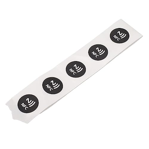 Yinhing 30pcs NFC 504 Bytes Programmierbares NFC -Aufkleber NFC -Telefonaufkleber (BLACK) von Yinhing