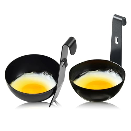 Yinhing Eierpochierer – Antihaftbeschichteter Eierkocher – Schwarze Pfanne für Pochierte Eier aus Sicherem Edelstahl für Praktisches und Sicheres Küchengeschirr Yinhing Eierpochierer – Antihaftbeschichteter Eierkocher – Schwarze Pfanne für Pochierte Eier aus Sicherem Edelstahl für Praktisches und Sicheres Küchengeschirr von Yinhing