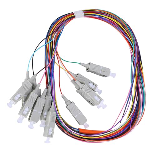 Yinhing Faser-Zopf-Kabel, Multimode-Faser-SC/UPC 12-poliges Bündel, Großartige Kompatibilität Faser-Kabel Multimode Pigtail, Multimode Pigtail-Glasfaser 1,5 M PVC Local Area Network, von Yinhing