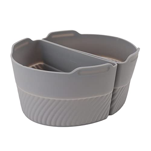 Yinhing Kleiner Slow Cooker, Doppel - - Einsatzersatz (GREY) von Yinhing