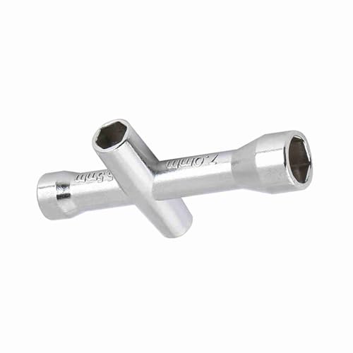 Yinhing Multifunktionales Kreuzschlüssel Accessoire -Werkzeug für M2 M2,5 M3 M4 Schraubmutter RC Flugzeugauto Metall 1,9 0,9 Zoll von Yinhing