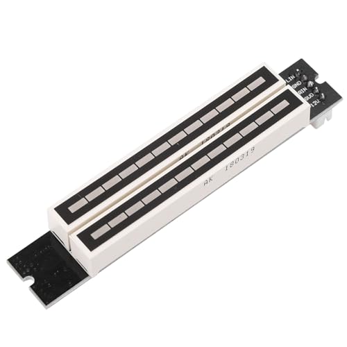 Yinhing Musikspektrumanzeige, Audio -Spektrum -Analysator mit AGC Modus Dual 12 Stereo Level Indikator Klangspektrum Analysator Einstellbares Lichtgeschwindigkeits Messplatte Modul für Leuchte Yinhing Musikspektrumanzeige, Audio -Spektrum -Analysator mit AGC Modus Dual 12 Stereo Level Indikator Klangspektrum Analysator Einstellbares Lichtgeschwindigkeits Messplatte Modul für Leuchte von Yinhing