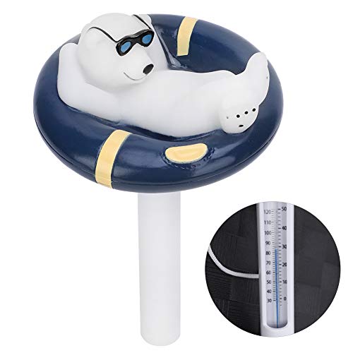 Yinhing Poolthermometer, Cartoonbären -Styling -Wasserthermometer, Pooltemperatur -Floater mit Süßem Design für Pools Whirlpools Fischteich von Yinhing